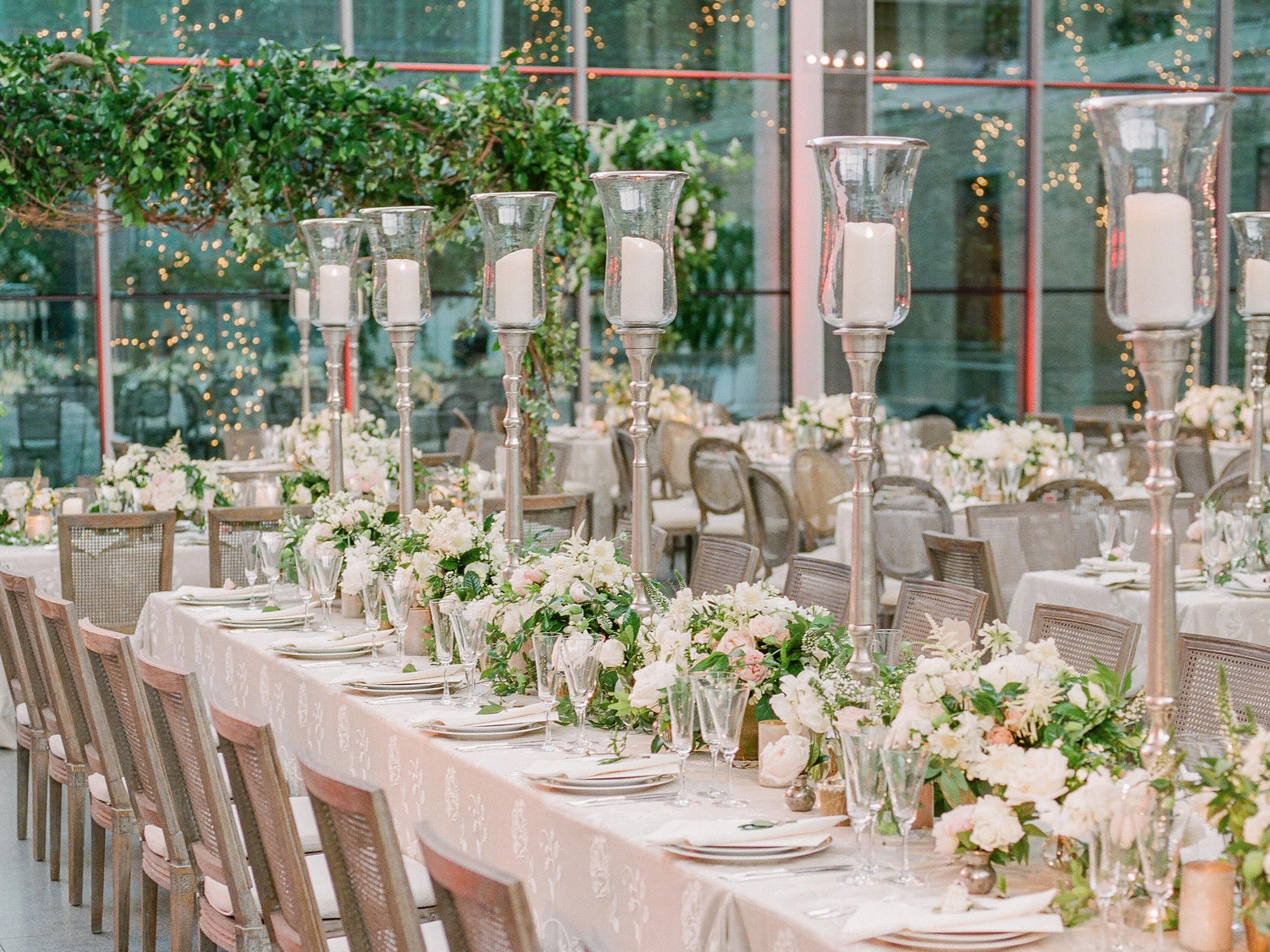 Elegant reception styling
