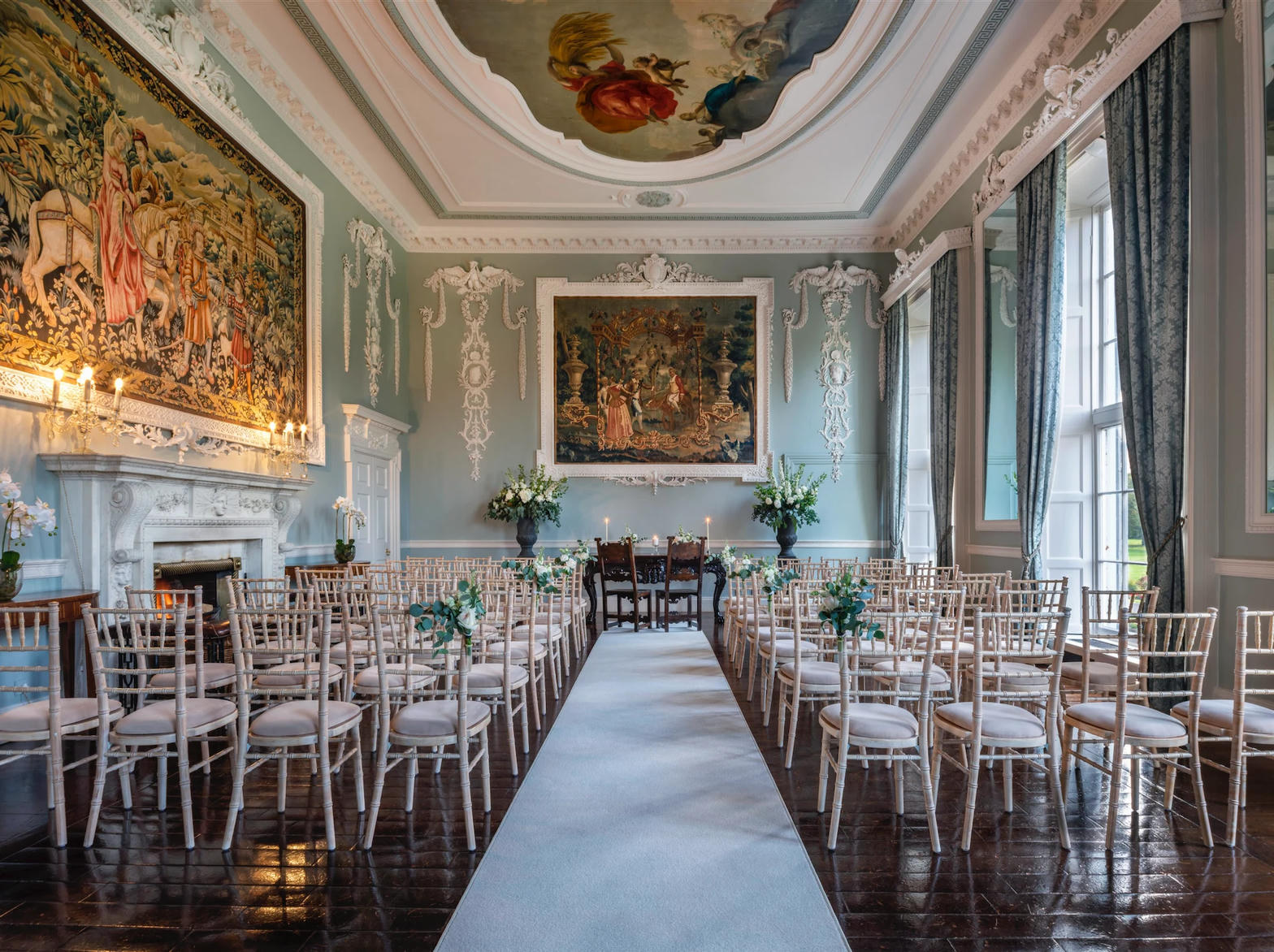 Historic manor ceremony room