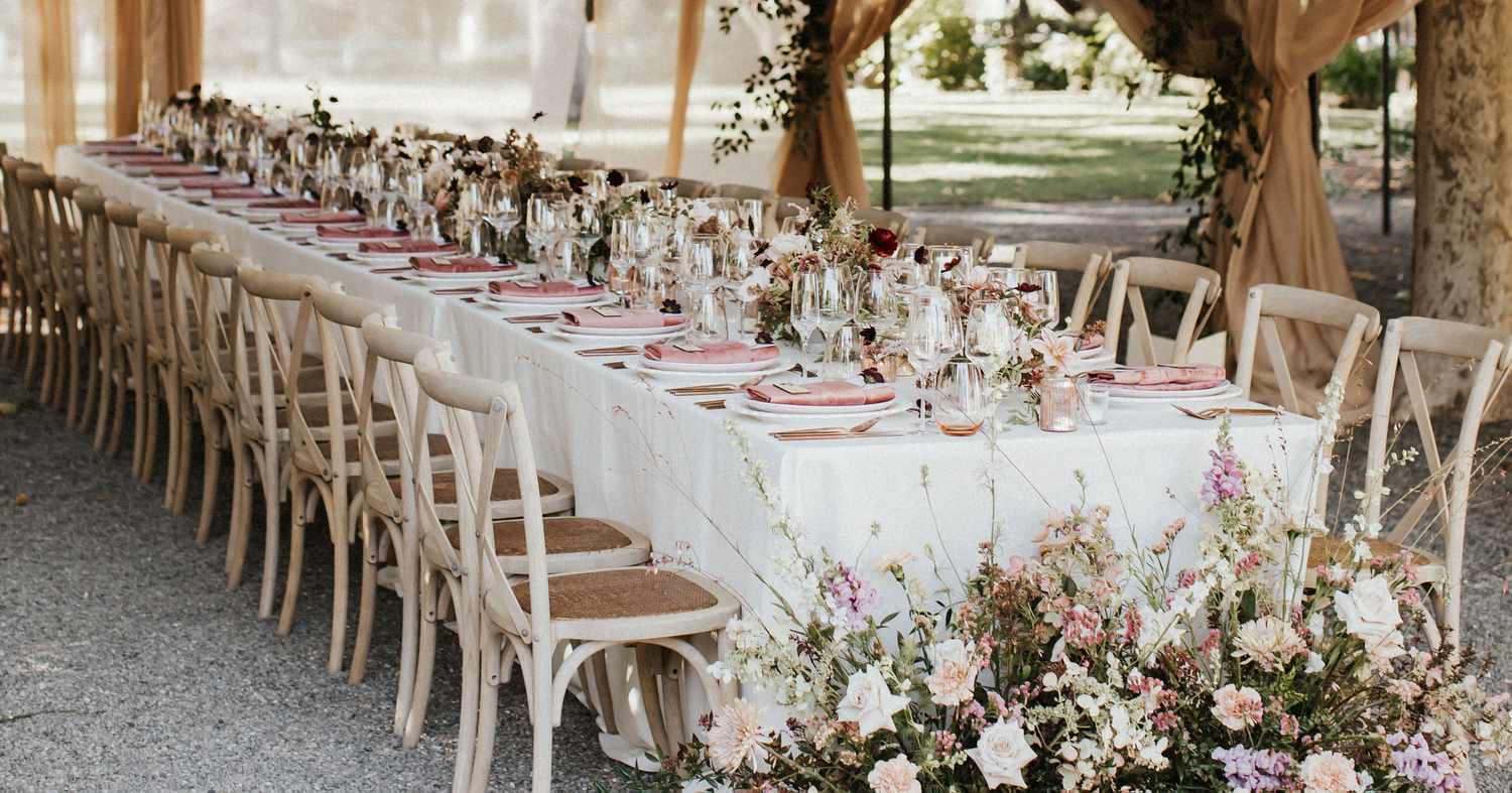 Garden party tablescape