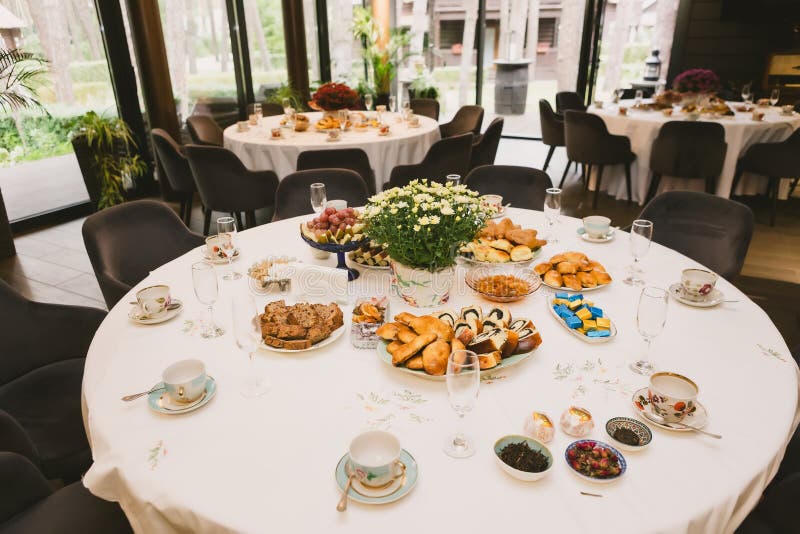 Afternoon tea spread